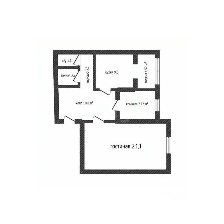 3-к кв. Адыгея, Майкоп Пионерская ул., 377 (63.6 м) - Фото 2