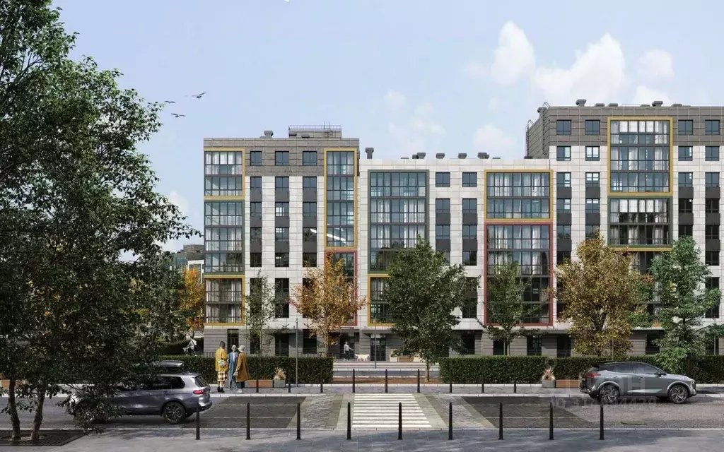 1-к кв. Псковская область, Псков Крестовский жилой комплекс (38.9 м) - Фото 1