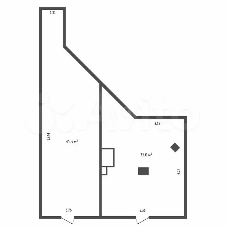 Продам офисное помещение, 76.3 м - Фото 0