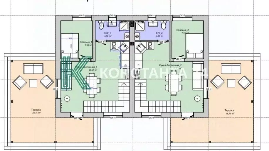 Таунхаус в Челябинская область, Миасс  (227 м) - Фото 1