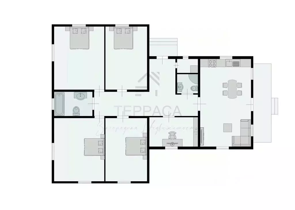 Дом в Ленинградская область, Выборгский район, Рощинское городское ... - Фото 2