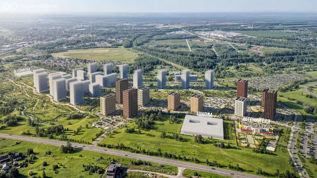 2-комнатная квартира: Нижний Новгород, деревня Утечино, жилой комплекс ... - Фото 2