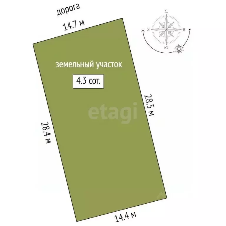Участок в Тюменская область, Тюменский район, Серебряный бор ТСН пер. ... - Фото 1