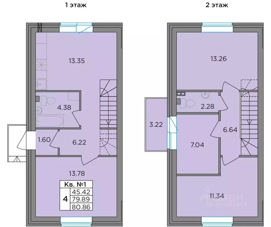 Таунхаус в Ленинградская область, Тосненский район, Федоровское ... - Фото 1