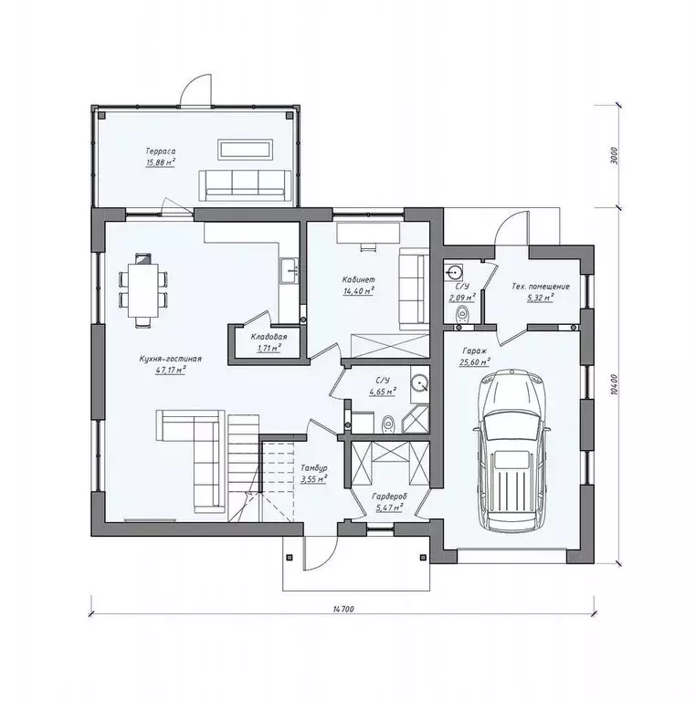 Дом в Ленинградская область, Всеволожский район, Щегловское с/пос, ... - Фото 1