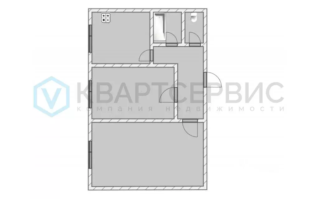 2-к кв. Омская область, Омск просп. Мира, 30В (50.5 м) - Фото 1