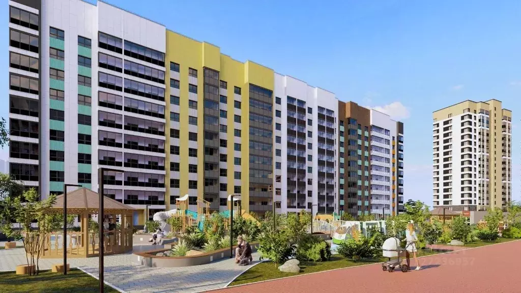 1-к кв. Алтайский край, Барнаул ул. Им. Анатолия Мельникова (39.1 м) - Фото 2