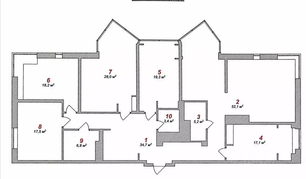 Квартира, 5 и более комнат, 200 м - Фото 1