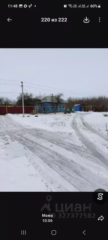 Дом в Воронежская область, Лискинский район, Среднеикорецкое с/пос, с. ... - Фото 2