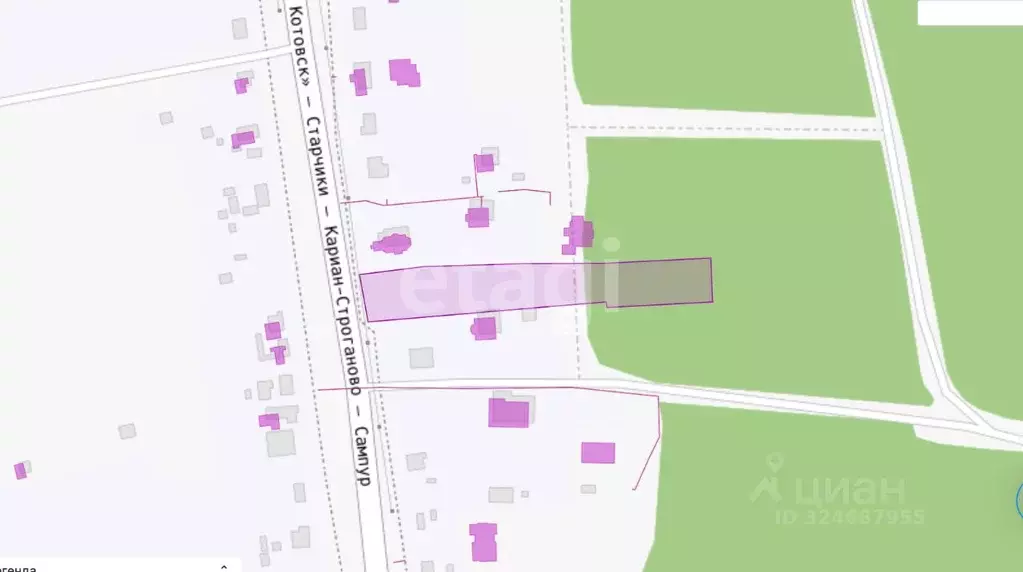 Участок в Тамбовская область, Знаменский муниципальный округ, д. ... - Фото 1