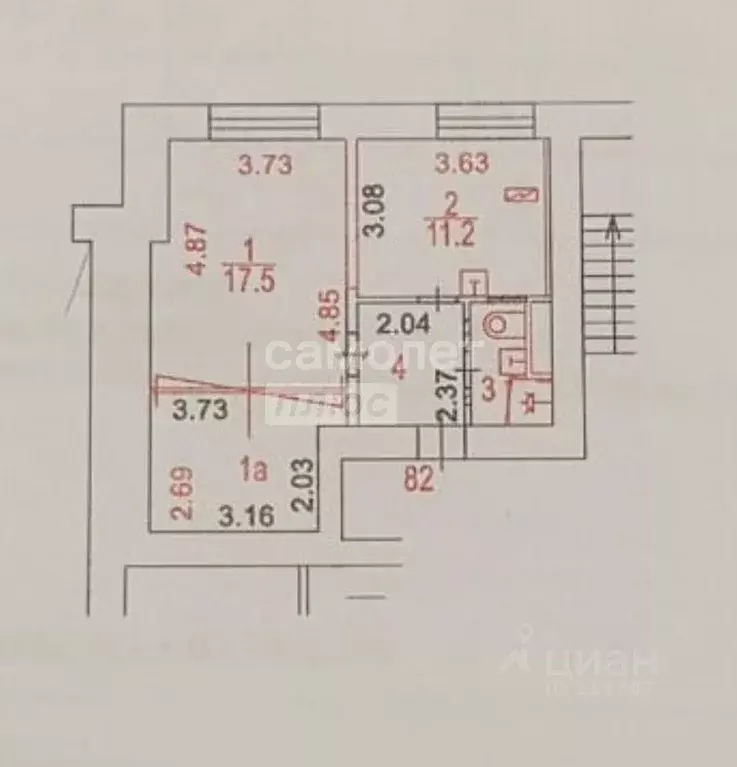 1-к кв. Москва ул. Пудовкина, 3 (46.0 м) - Фото 2