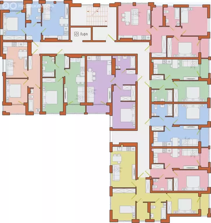 1-комнатная квартира: Светлогорск, посёлок Отрадное (38.9 м) - Фото 2