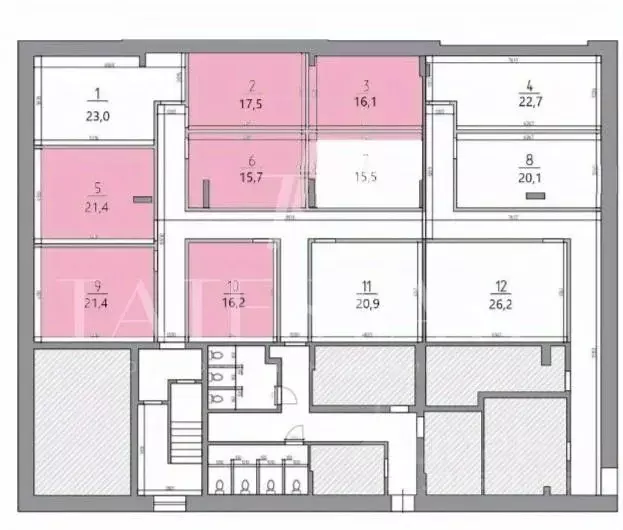 Офис в Татарстан, Казань Большая Красная ул., 6 (16 м) - Фото 2