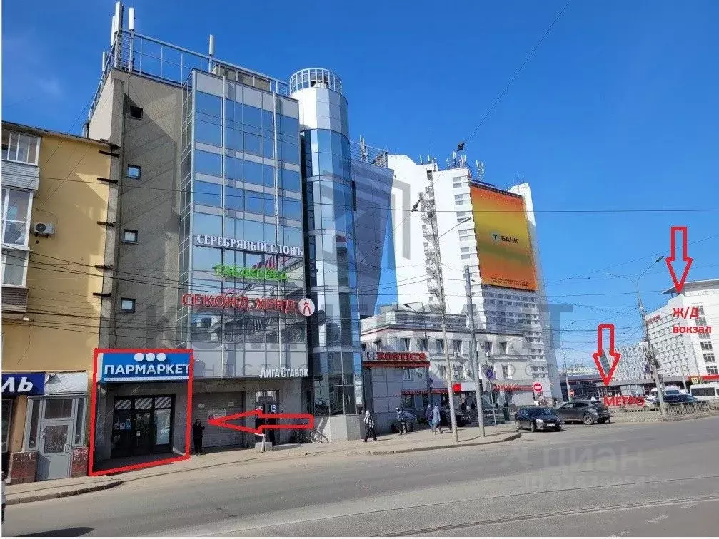 Торговая площадь в Нижегородская область, Нижний Новгород ул. Чкалова, ... - Фото 1