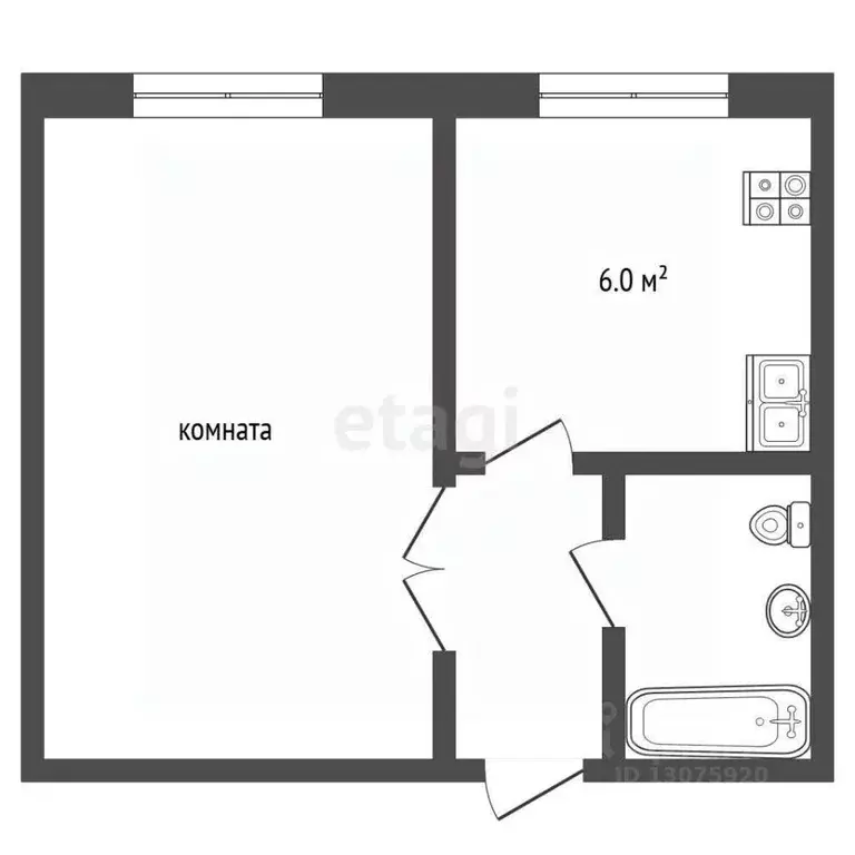 1-к кв. Ярославская область, Ярославль просп. Дзержинского, 47 (30.0 ... - Фото 2