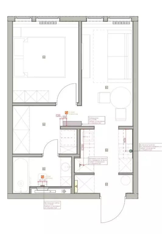 1-к кв. Москва Новоостаповская ул., 20 (36.0 м) - Фото 1