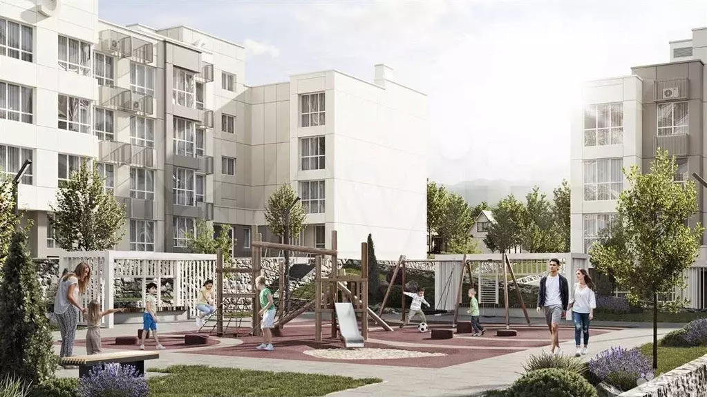1-к. квартира, 32,8 м, 1/4 эт. - Фото 1