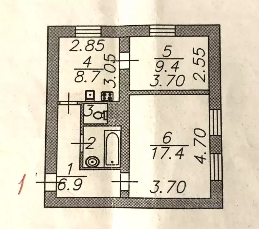2-к кв. Астраханская область, Астрахань ул. Богдана Хмельницкого, 11 ... - Фото 2