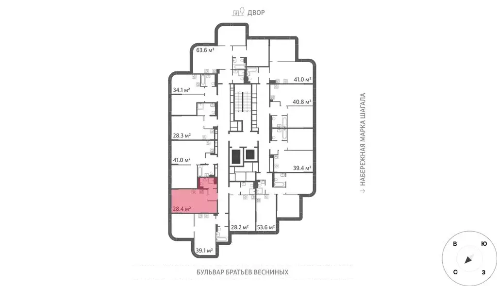 Квартира-студия: Москва, ЖК Марк, к3 (28.4 м) - Фото 1