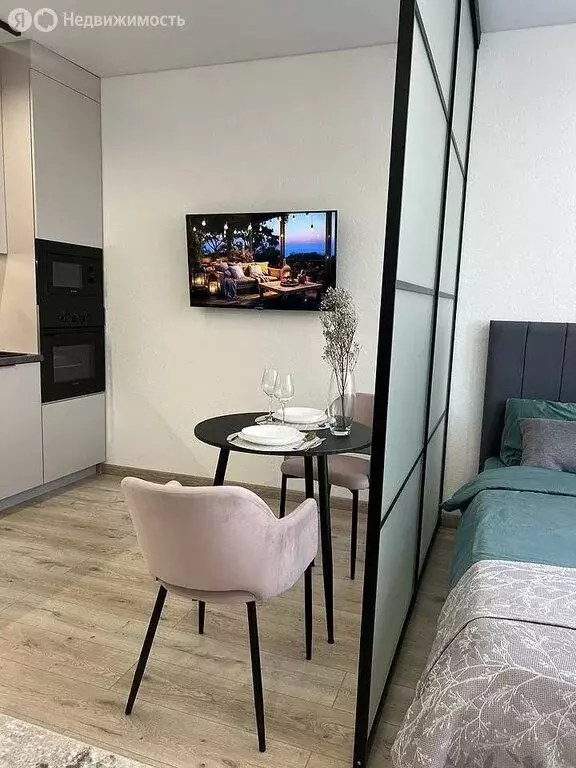 Квартира-студия: деревня Патрушева, улица Александра Пушкина, 8 (30.4 ... - Фото 2