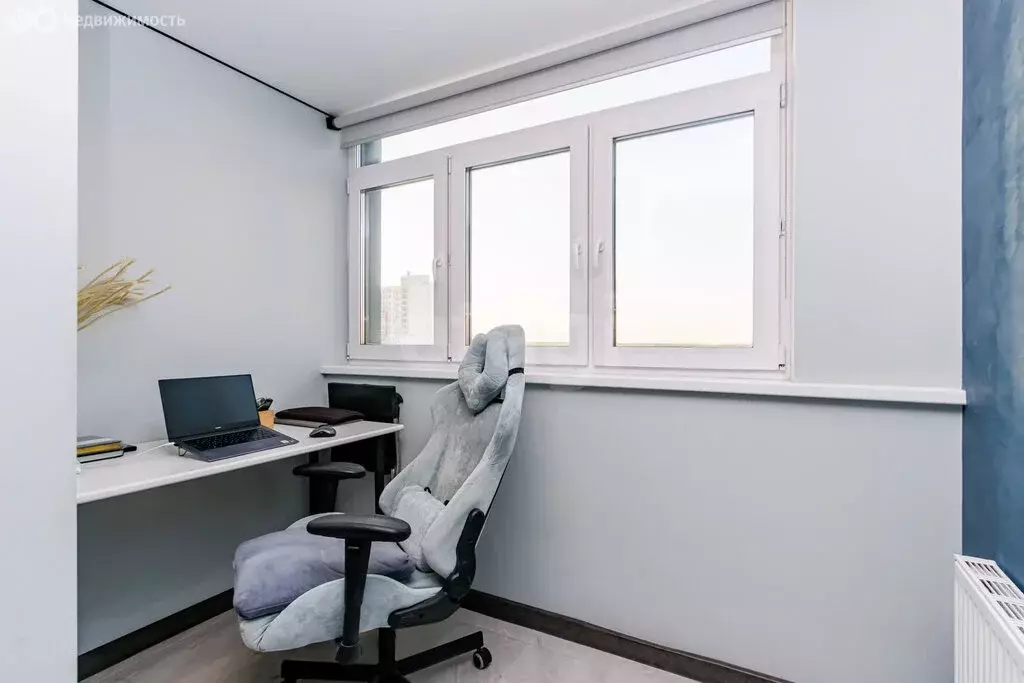 Квартира-студия: деревня Патрушева, улица Александра Пушкина, 10 (29.7 ... - Фото 2