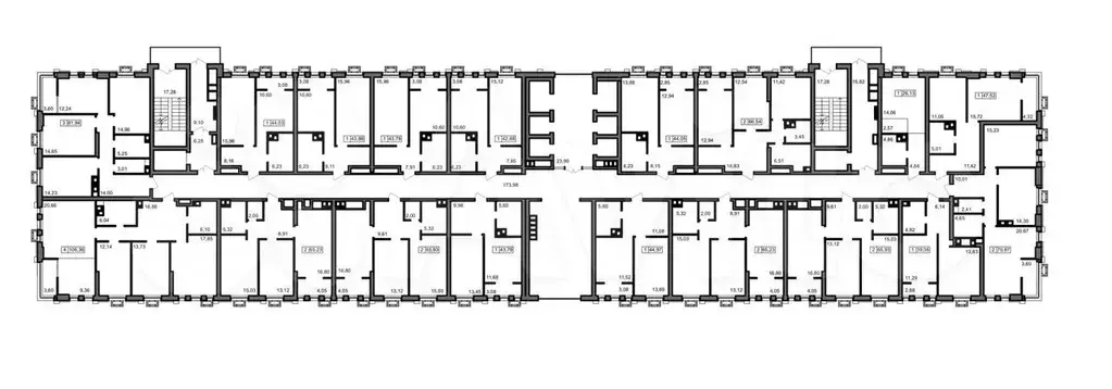 2-к. квартира, 66,5 м, 2/23 эт. - Фото 1