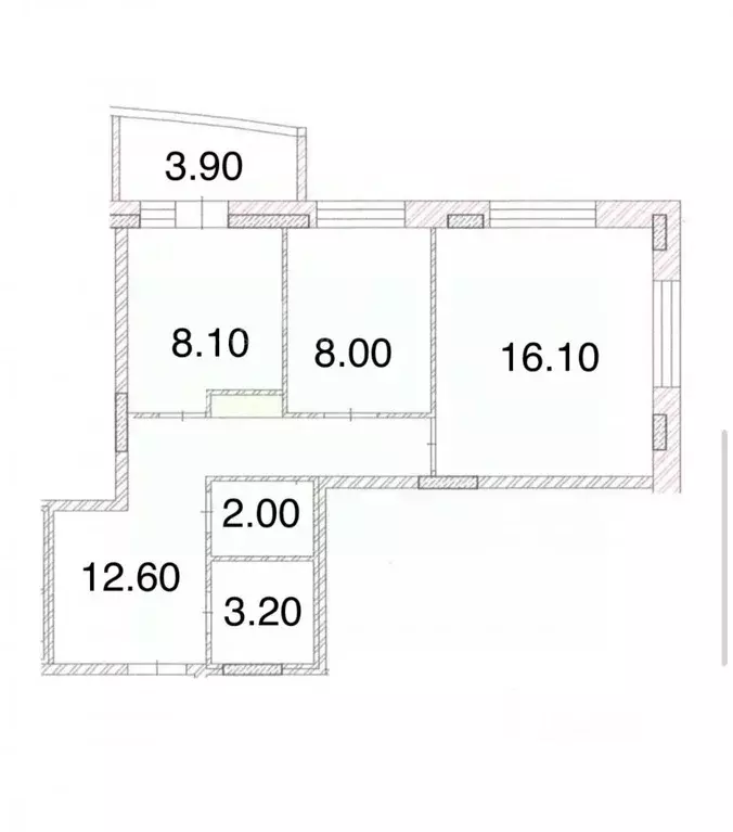 2-к кв. Чувашия, Чебоксары ул. Радужная, 9 (50.0 м) - Фото 2
