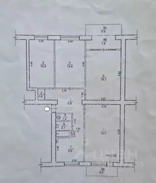 4-к кв. Крым, Евпатория ул. Некрасова, 94 (70.0 м) - Фото 0
