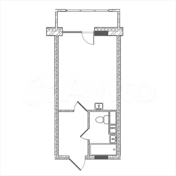 Квартира-студия, 30 м, 3/8 эт. - Фото 0