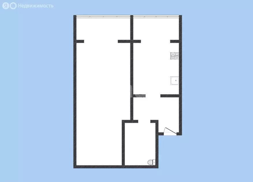 1-комнатная квартира: Черкесск, Октябрьская улица, 9Нк3 (47.9 м) - Фото 1
