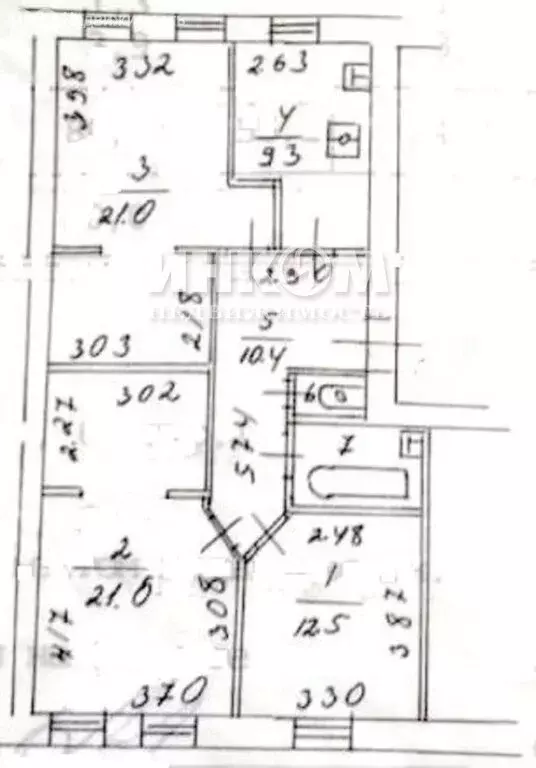 3-комнатная квартира: Москва, Колокольников переулок, 6с1 (80 м) - Фото 2
