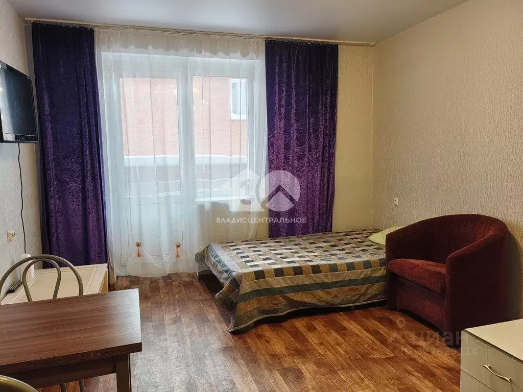 Студия Новосибирская область, Новосибирск Рубежная ул., 18/2 (23.9 м) - Фото 1