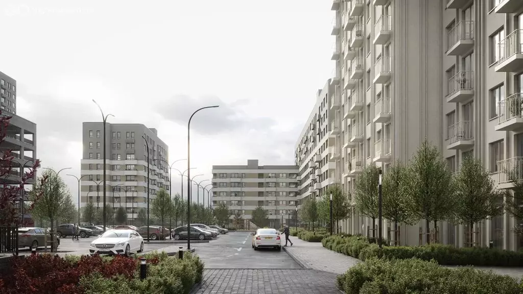 1-комнатная квартира: Тюмень, улица Василия Малкова, 10 (40 м) - Фото 1