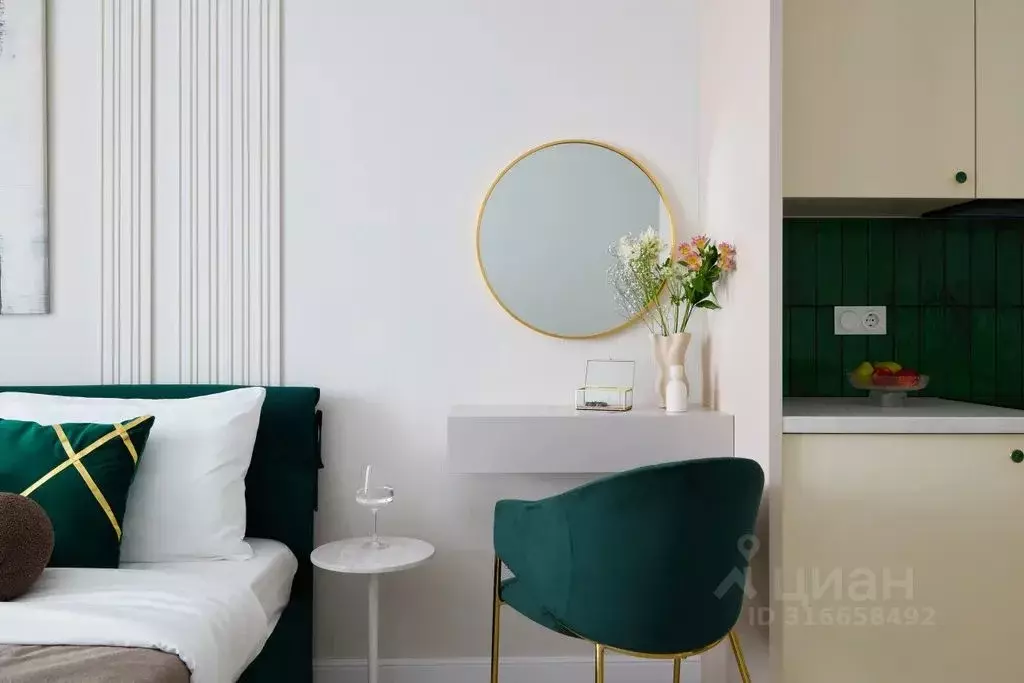 Студия Санкт-Петербург ул. Тосина, 6 (25.0 м) - Фото 1