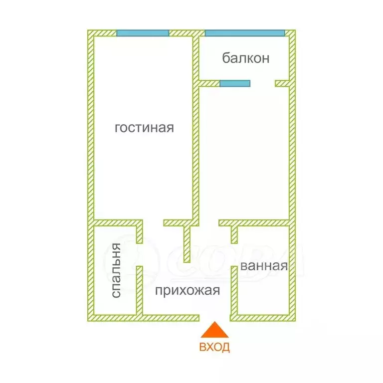 2-к кв. Дагестан, Махачкала просп. Насрутдинова, 107 (72.0 м) - Фото 2