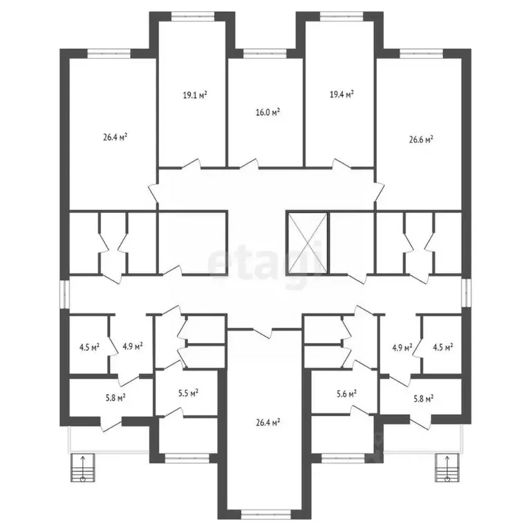 Офис в Ямало-Ненецкий АО, Новый Уренгой Оптимистов мкр, 2к1 (287 м) - Фото 2