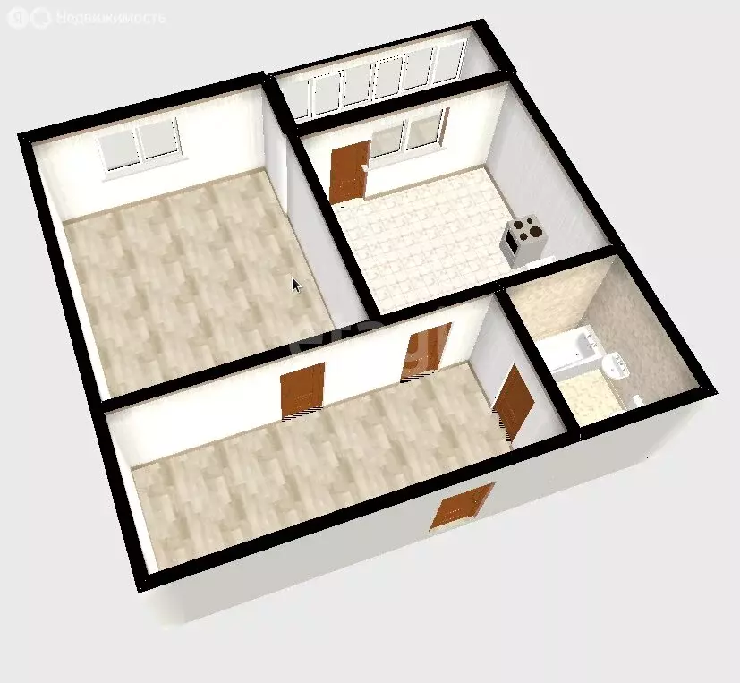 1-комнатная квартира: Тобольск, микрорайон 3Б, 21Б (38.4 м) - Фото 2