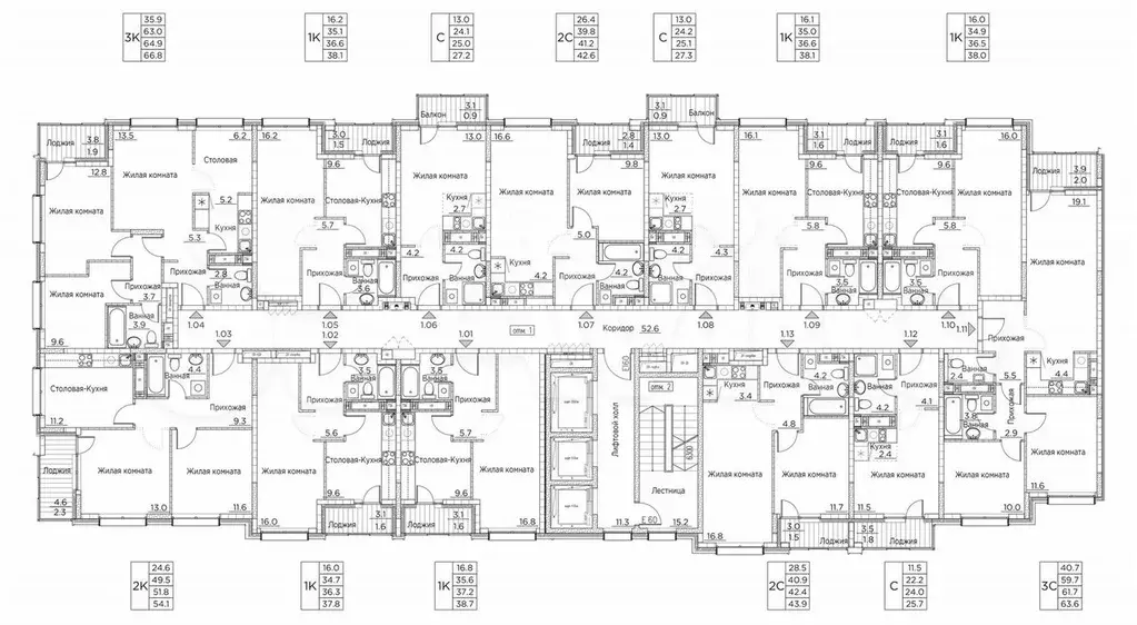 Квартира-студия, 27,2 м, 7/21 эт. - Фото 1