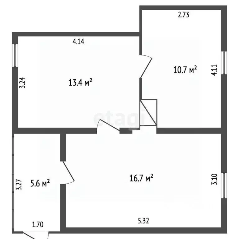 2-к кв. Саратовская область, Балашов ул. Агеева, 4 (40.8 м) - Фото 1