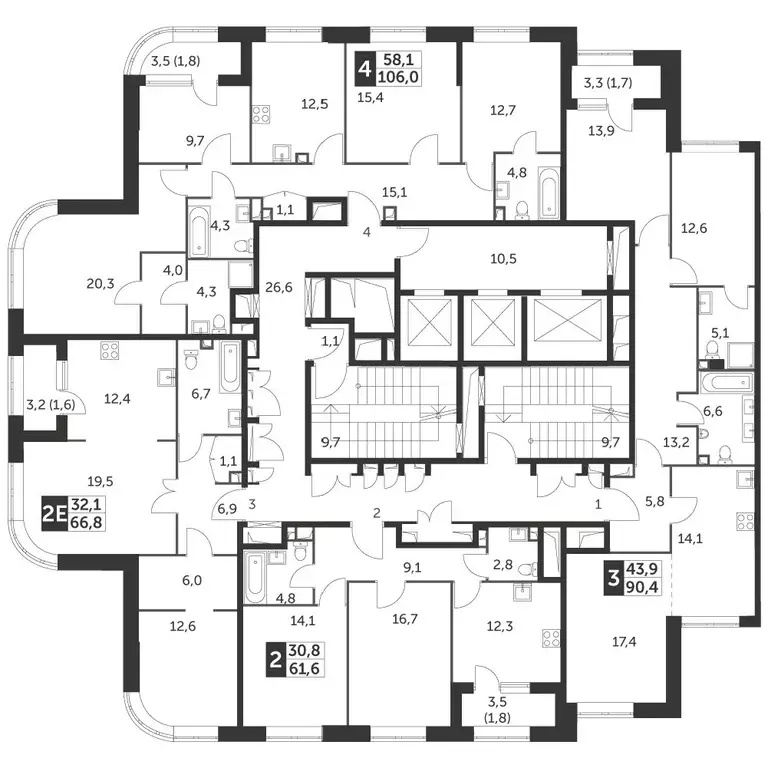 2-к кв. Москва ул. Вильгельма Пика, 1 (61.6 м) - Фото 1