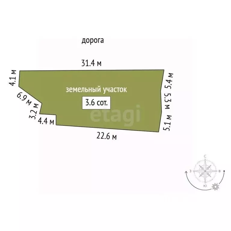 Участок в Крым, Ялта муниципальный округ, Гаспра пгт  (3.6 сот.) - Фото 2