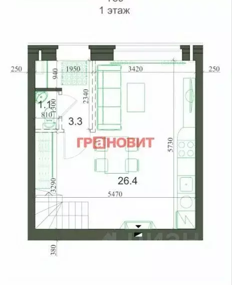 2-к кв. Новосибирская область, Новосибирский район, Мичуринский ... - Фото 1