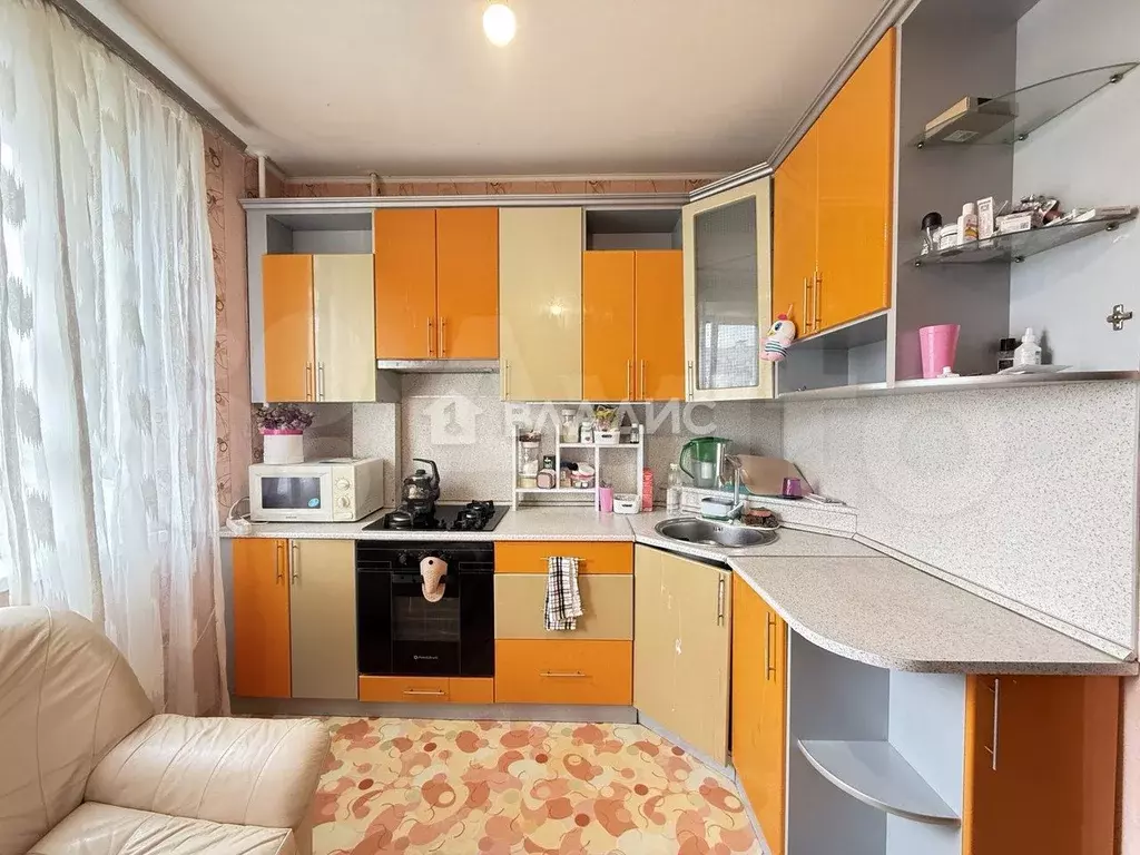 1-к. квартира, 33,4 м, 6/9 эт. - Фото 1