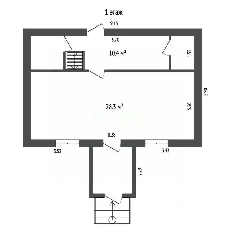 Торговая площадь в Москва Ленинградское ш., 62к2с3 (79 м) - Фото 1