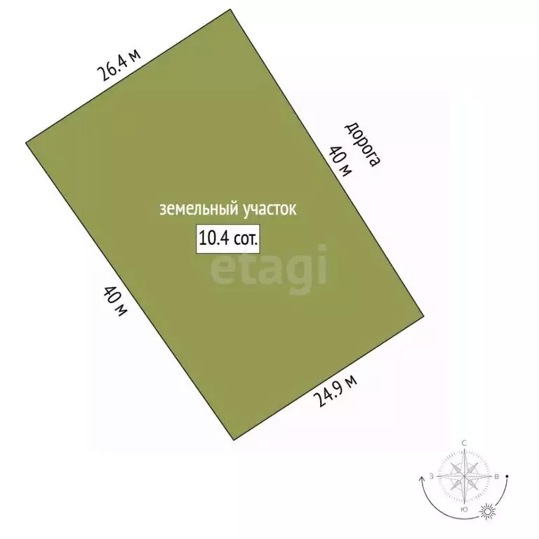 Участок в Тамбовская область, Тамбовский муниципальный округ, д. ... - Фото 2