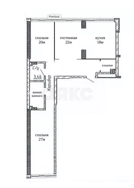 3-к кв. Ростовская область, Ростов-на-Дону Береговая ул., 6 (109.0 м) - Фото 1