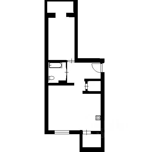 1-к кв. Татарстан, Казань ул. Габдуллы Кариева, 5 (40.6 м) - Фото 2