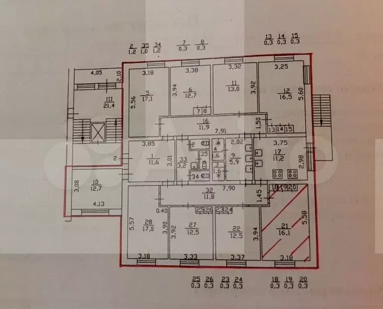 Комната 16,1 м в 8-к., 2/9 эт. - Фото 1