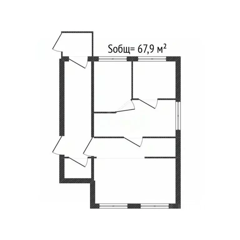 Дом в Брянская область, Дятьково ул. 3-го Интернационала (68 м) - Фото 2