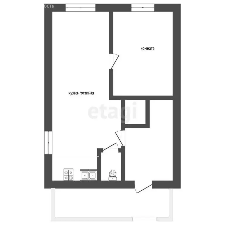 Дом в Тобольск, Новая улица (40 м) - Фото 1